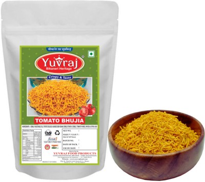 Yuvraj Food Product Tomato bhujiya sev namkeen ( 150 gm x 2 ) pack(2 x 150 g)