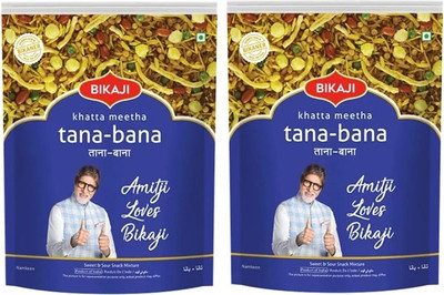 Bikaji Aslee Bikaneri Khatta Meetha Tana Bana(2 x 404 g)