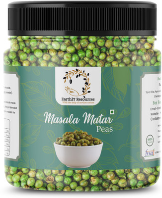 Earthly Resources Masala Matar |Spicy and Tangy Matar | Roasted and Coated with Masalas | 240gm(240 g)