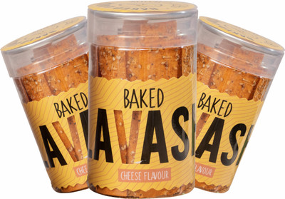 Unwrap Happiness Baked Lavash Cheese Flavor 300g | A Flavorful Crunchy, Crispy, Spicy Lavash(3 x 100 g)