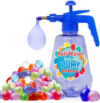 VE AND YOU Pichkari, Balloon Holi Combo Snow Spray(1000 ml, Pack of 1)