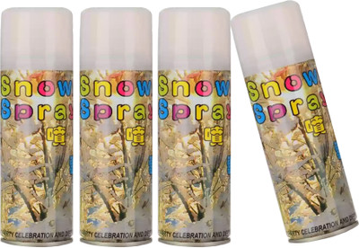Lvnshika Enterprises Snow Spray for Birthday Party, Anniversary, Weddings and Engagement Snow Spray(480 ml, Pack of 4)