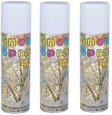 Style Mania Snow Spray For All Parties & Festivals (Pack of 3) Snow Spray(300 ml, Pack of 3)