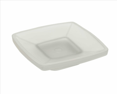 Easyhome Furnish Glass Soap Dish Soap Stand Soap Case Soap Holder for Bathroom(Silver)