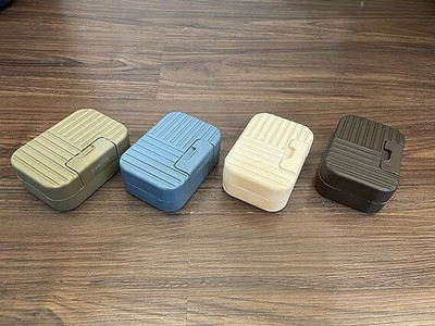 AASAISH Portable Waterproof Leak-proof Plastic Soap Box(Multicolor)