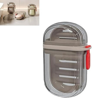 staragencies Portable Bar Soap Case for Travel(Grey)