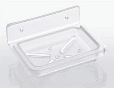 Elexa Hardware Wall Mount Soap Holder Case (Pack of 1)(White)