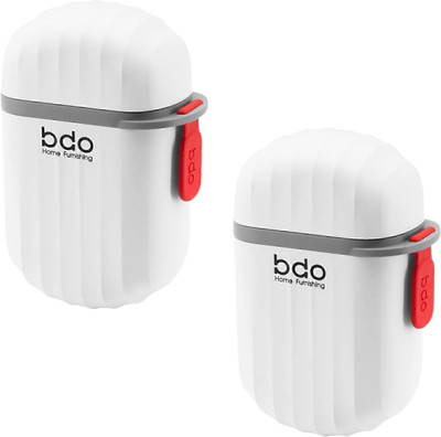 KEETLY Soap Holder Travel Soap Portable Leak-Proof Soap Box for Bathroom(White)