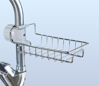 Valynex Kitchen as well as Wash Bar Sponge and Faucet Steel Sink Stainless Caddy Holder(Silver)