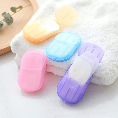 Pamidhar Paper Soap Strips Box For Traveling/Portable Disposable Hand Washing(Multicolor)