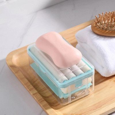 Redsky 1 Pcs Soap Roller Dispensor(Transperant,SkyBlue)