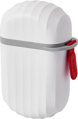 CRAZYABBS Plastic Travel Soap Holder for Bathroom Soap Case(White)