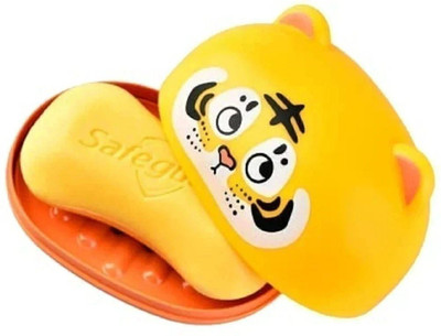 Flywind Soap Holder Travel Soap Container with Lid Portable Bar Soap Holder(Yellow)