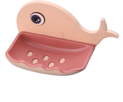 FIVANIO Pack of 2 Beautiful Fish Design Double Layer Self Draining Soap Case x2.39(Multicolor)