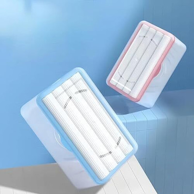 SellVera 2 in 1 Soap Box with Roller Soap Container with Drain Holes 500 ml Soap Dispenser(Multicolor)