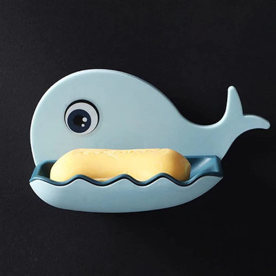 Sokmak 1PC Soap Dish Fish Design Multicolor Plastic Holder for Bathroom, Kitchen, Home(Multicolor)