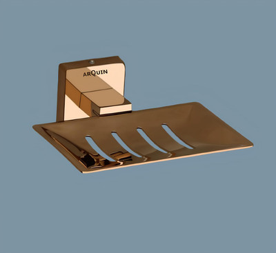 EVANEX VITA Stainless Steel and Brass Soap Dish/Holder/Bathroom Accessories(Pack of 3)(Rose Gold)