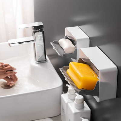 PRIYANSHENTERPRISE Soap Dish(White-Grey)