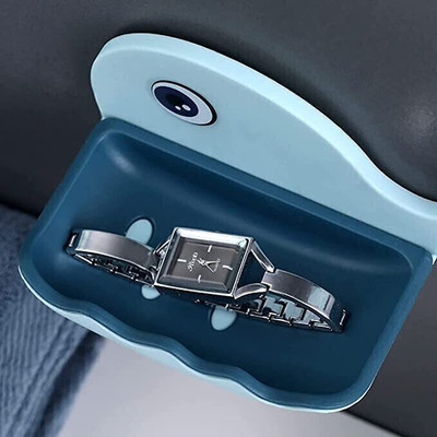 SJK Fish Shape Cute Adhesive Waterproof Wall Mounted Soap Dish(PACK OF 4)(Multicolor)