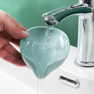 KRAZE Pack of 1 Lotus Leaf Shaped Suction Cup Mounting Soap Dish X1.122(Multicolor)