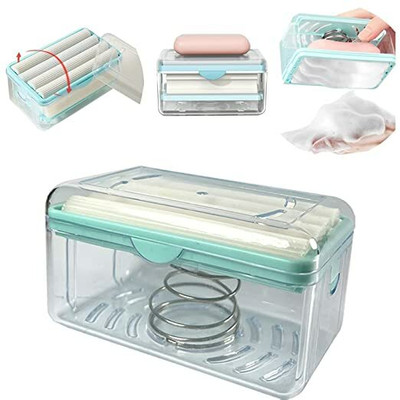 NEWSPARSH givu Soap Dish Multifunctional Bar Soap Container, Foam Soap Dispenser(Multicolor)