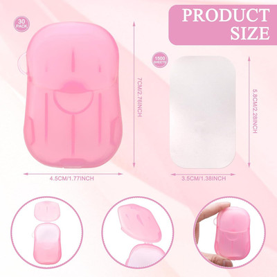 Shree Shantinath Collection 2Pcs Paper soap Bottle For Traveling ,Camping, Business Meeting(Mix colored)