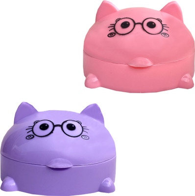 shivshakti enterprises Kitty soap case (Pack of 2)(Multicolor)