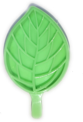 Shreejee Pack of 4Beautiful Leaf Shape Self Draining Double Layer Soap Casex4.02(Multicolor)