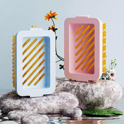 Bunny zilla Highly Elastic Mesh Soap Bubble Box, Multifunctional Laundry Soap Bubble Box(Multicolor)