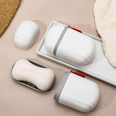 busaji enterprise travel soap case(White)