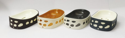 CSM Set Of 4 Plastic Soap Cases.(Multicolor)