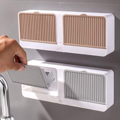 M Y Double Bar Soap Dish with Drainage Box, Soap Saver for Shower(Multicolor)