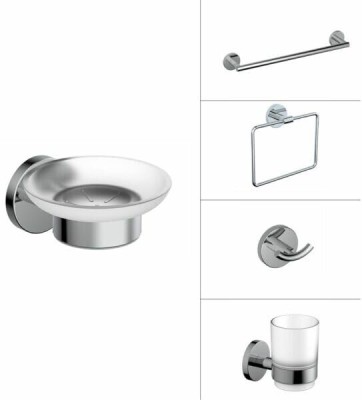 Viking All-in-One Bath Accessories Set of 5 - Polished CP Finish(Silver)