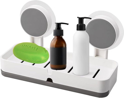 BRIZINGER Soap Holder For Bathroom(White)