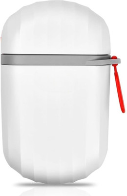 MAGICSPOON Portable Soap Dishes Leak Proof Soap Container Home Bathroom Soap Box(Pack of 1)(White)