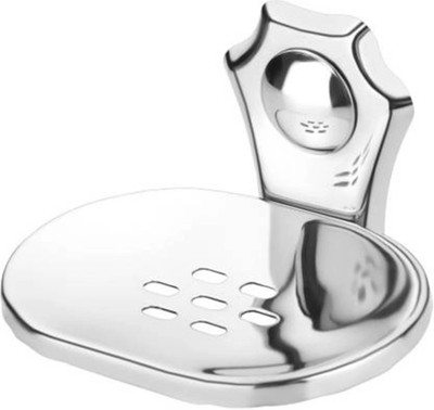 iSTAR Bath Accessories High-Grade Stainless Steel Soap Holder/Soap Dish/Bathroom Soap Stand/Bathroom Accessories Silver (Pack of 1)(Steel)