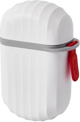 QUIRA Portable Soap Container Box, White, Leak-Proof Travel Case(White)