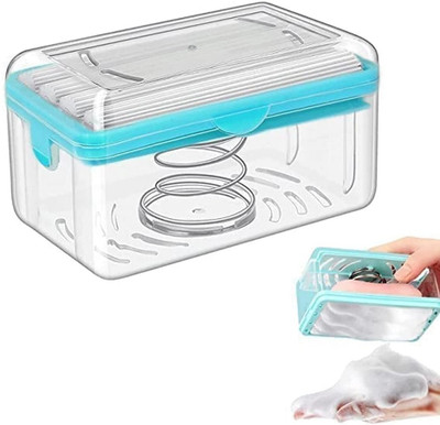 BUNLEK Multifunctional Soap Dish Laundry Rolling Soap Box(Multicolor)