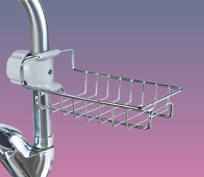 Vxfnkea Cooking Steel Scrubber as well as while Metal Sink Detergent Tap Caddy Rack(Silver)