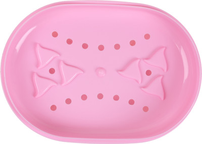 Plasto World Soap Case Plastic(Pink)