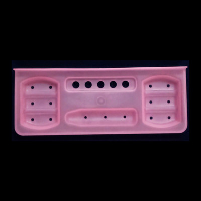 Mayura Soap Dish Double Heavy Multipurpose & High quality Plastic (Pack of 2)(Pink)