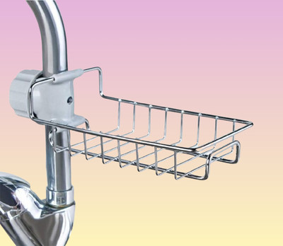 Lyneux Kitchen Organizer designed for Sponge and Soap Holder(Silver)