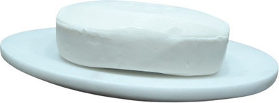 KRAFT CLOUDS Oval Marble Soap Dish(White)