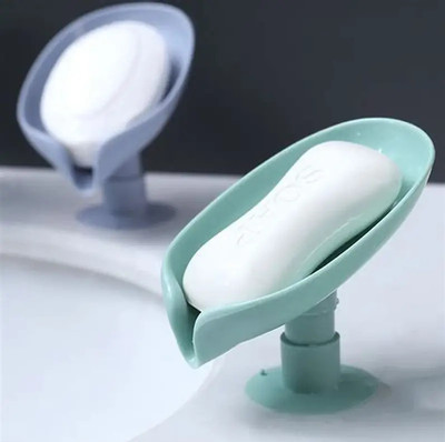 RPTRENDZ 1 Pack Suction Drain Soap Tray, Soap Holde(Multicolor)