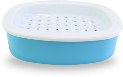 Ear Lobe & Accessories Bathroom Delta Soap Case| 14 X 11 cm , Sky blue(Sky blue)