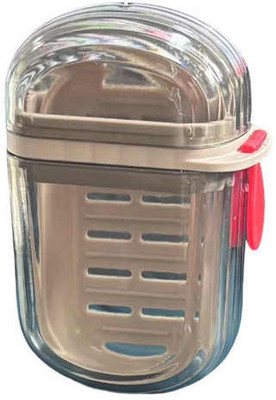 QUIRA Portable Transparent Waterproof Leakproof Travel Soap Box Case Holder(transperent)