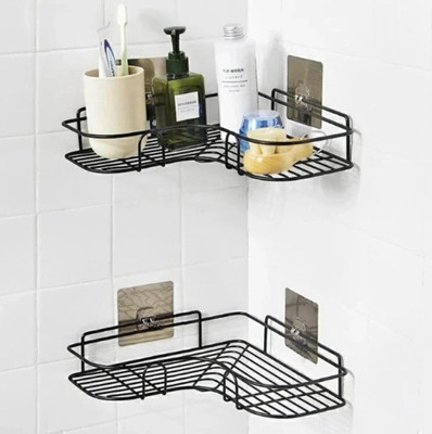 Bliss Kitchen bathroom flower shape corner pack of 2(Black)