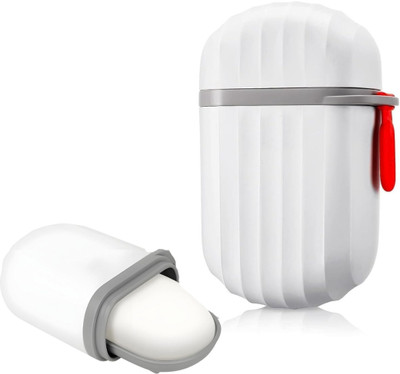 Zordik Plastic Soap Box For Travel, Soap Case with Leak Proof Lid(White)