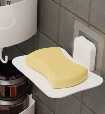 Noetic Soap Holder for Bathroom - Self-Adhesive Wall-Mounted Soap dish(Multicolor)