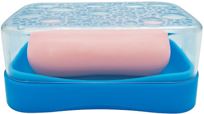 lookat Soap Case Soap Holder Box, Portable Soap Storage(Blue)